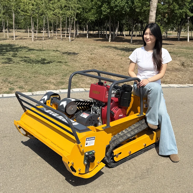 

Customized Remote Control flail mower Robot with Zero-Turn Feature for Efficient Grass Cutting Garden Equipment