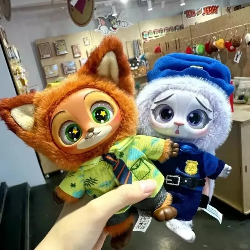 2026 ديزني Zootopia الفينيل صندوق أعمى لطيف الكرتون ألعاب من نسيج مخملي مفاجأة قلادة صندوق غامض العصرية اللعب هدية عيد للأطفال
