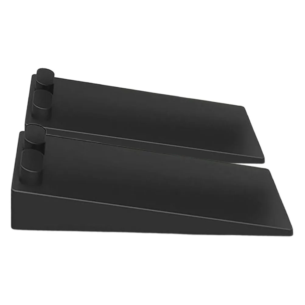 

2 Pcs Silicone Door Stop Blocker for Bottom Stoppers Wedge Holder Baby Room Office Home Kitchen Anti Collision Stackable Rubber