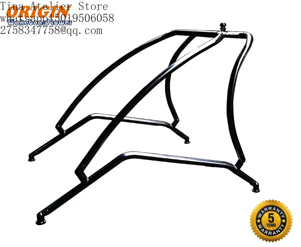 Origin Catapult Boat Wakeboard Tower Shining Polished Foldable Aluminium Boat Tower