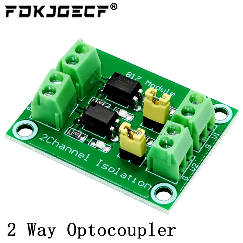 PC817 2 4 8 Channel Optocoupler Isolation Board Voltage Converter Adapter Module 3.6-30V Driver Photoelectric Isolated Module