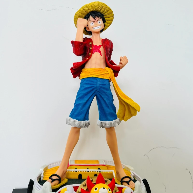 50cm ONE PIECE Anime Figure Monkey D. Luffy Peripheral PVC Model Scene Statue Desktop Decorate Ornaments Birthday Gifts Toys