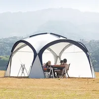 Event Accommodation Large Camping Tent for 8-10 People Canopy Tent Sun Protection Garden Gazebo Large Shelter Outdoor Large Tent