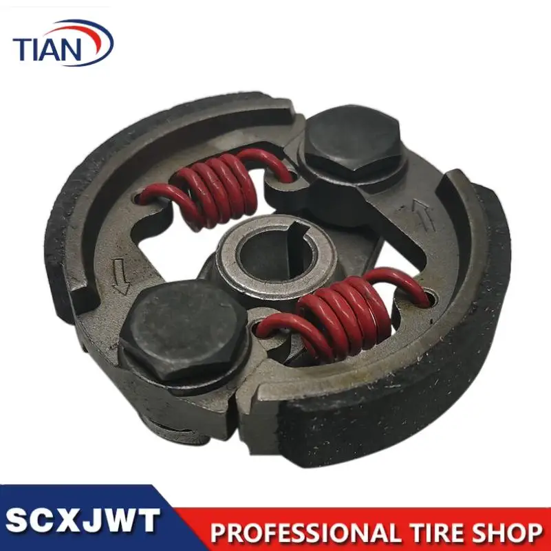 NEW 2 Stroke Clutch Pad with 3 Springs Replacement for 47cc 49cc 50cc 53cc Coolster Mini Pocket Bike Dirt Pit Bike ATV