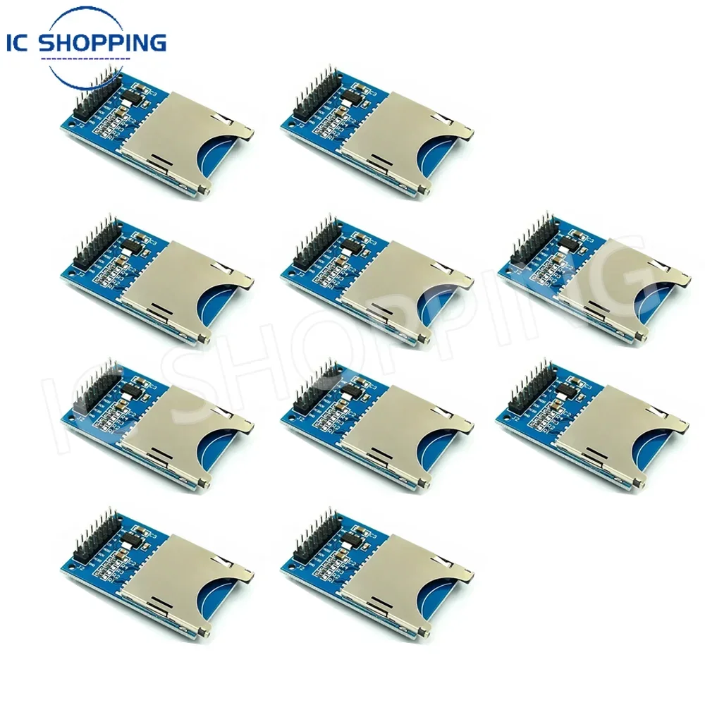 10 قطعة مايكرو SD تخزين توسيع مجلس مايكرو SD TF بطاقة الذاكرة درع وحدة SPI لاردوينو