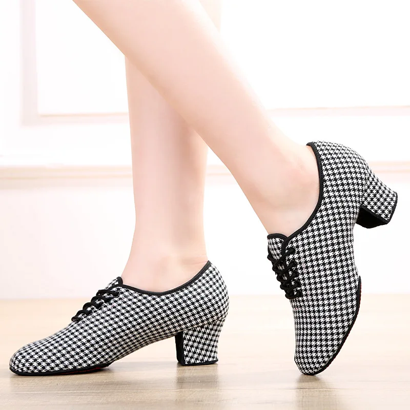

New Latin Dance Shoes Salsa Tango Party High Heel Women's Shoes Modern Ballromm Dance shoes women Training Teacher Shoes
