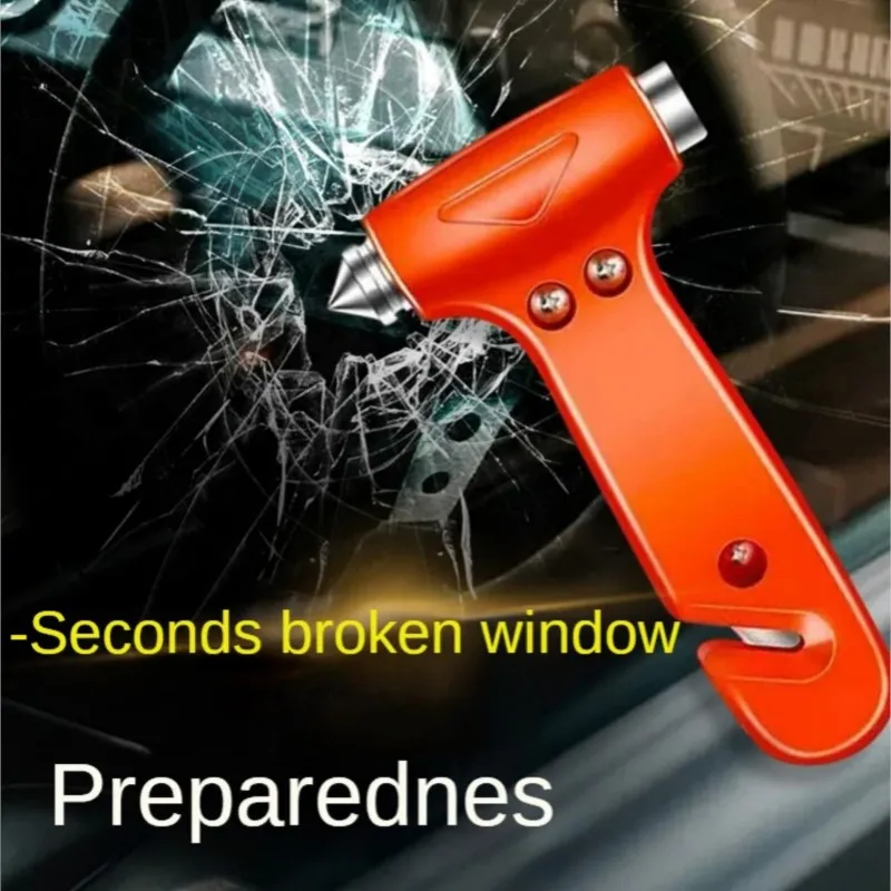 Safety Hammer Multifunctional Car Window Breaking Tool Mounted Escape Hammer Broken Glass For Rescue Auto Car Accessories