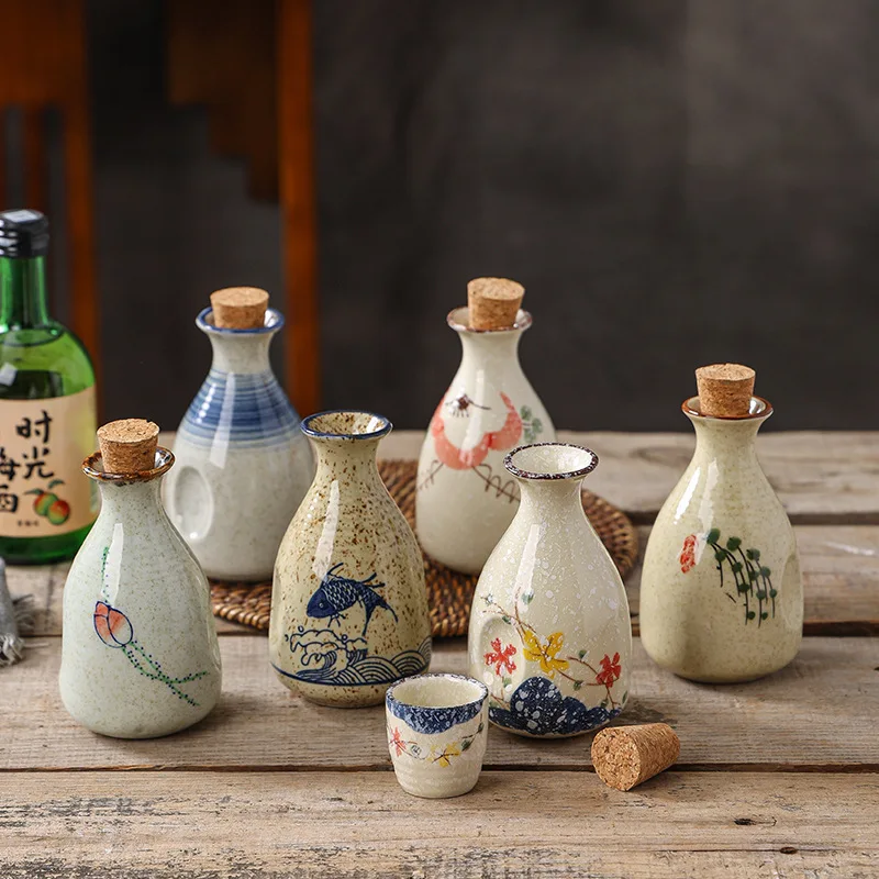 Japanese Style Sake Bottle Creative Household Handmade Hidden Flask Flask Bar Kitchen Accessories Petaca Acero Inoxidable