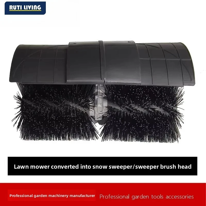 RUTI Kunstrasen, Rasenbürsten, Sandfüllen, Moosreinigung, Rasenmäher umgebaut auf Kehrmaschine