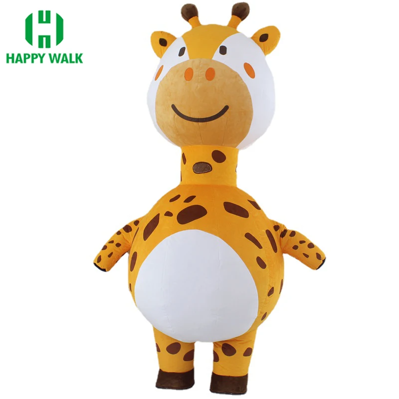 

Inflatable Giraffe Costume Halloween Party Cosplay Fursuit Adult Funny Suit Carnival Mascot Disfraz Inflable