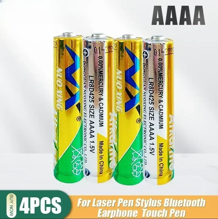 Hot 4PCS AAAA E96 LR61 LR8D425 1.5V Alkaline Battery For Stylus Laser Pen Touch Bluetooth Earphone Clock LR8D425 MN2500 MX2500