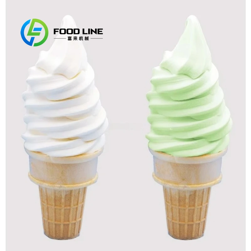 Customized Commercial Automatic Soft Ice Cream Machine Multifunctional Snack Making Equipment for Dessert Shop