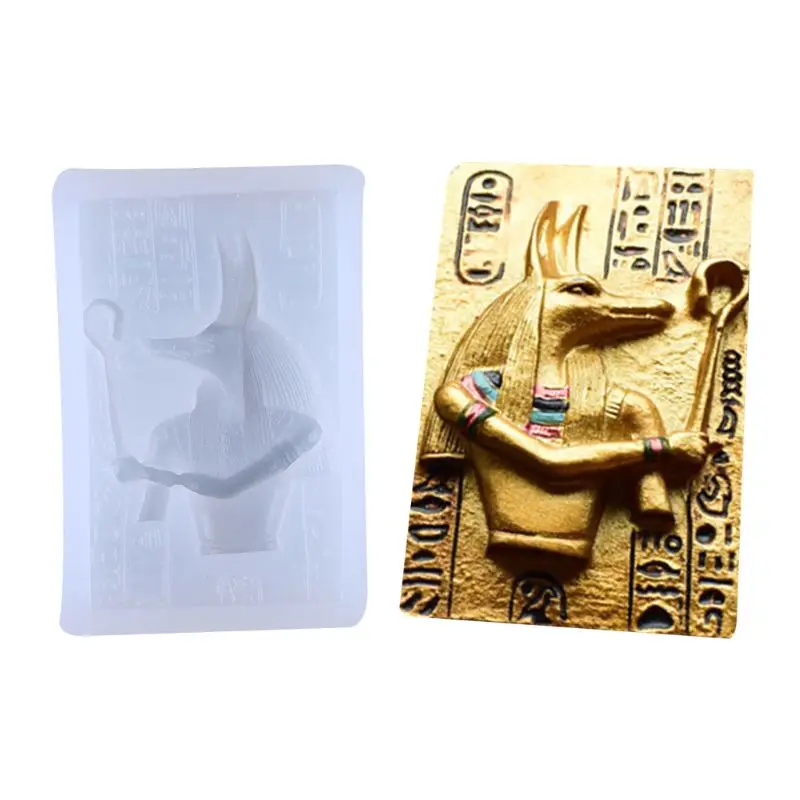 Egyptian Pharaoh for Head Silicone Mold Crystal Epoxy Resin Pendants Mold