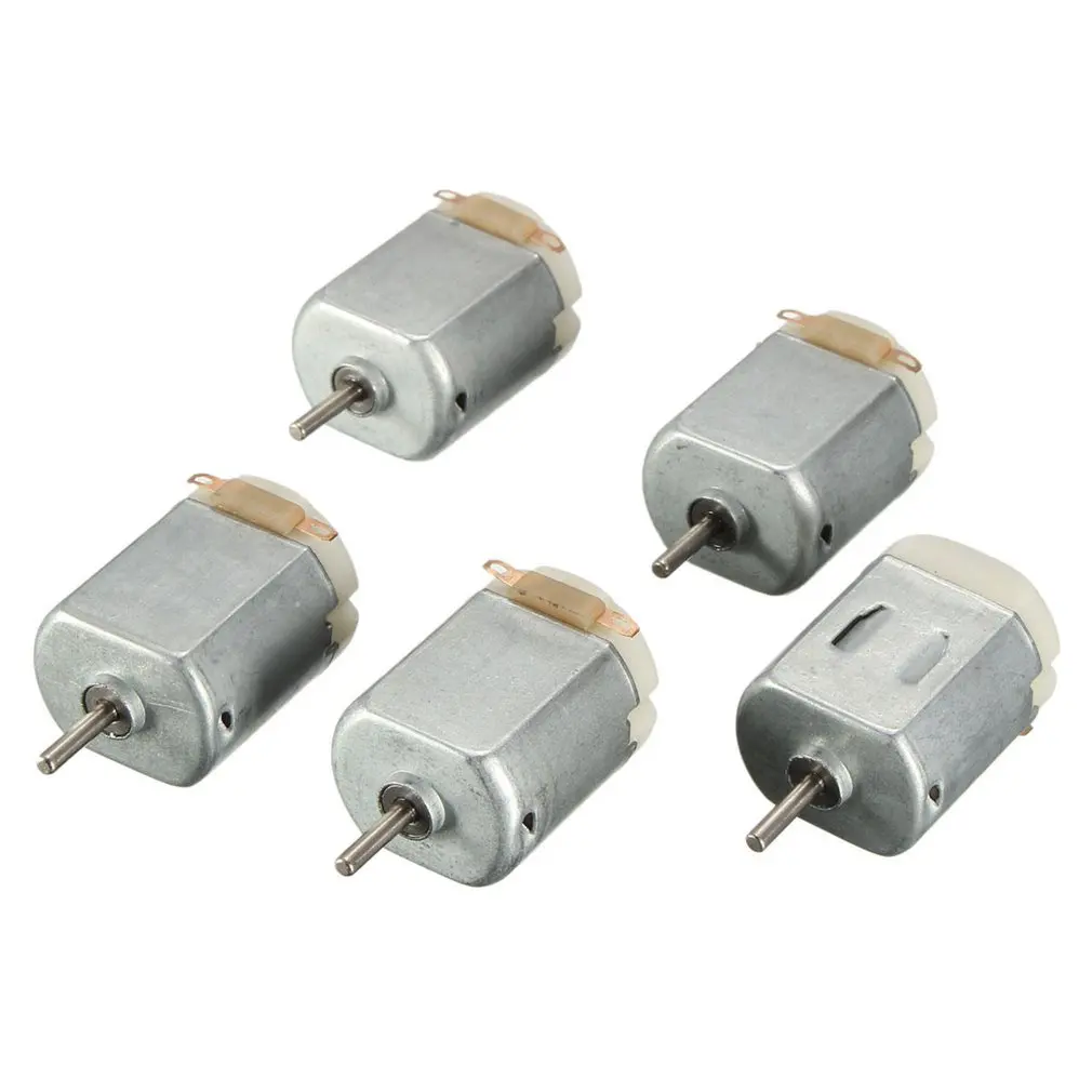 5pcs Dc 3v Mini Motor For Arduino Diy Smart Car Car Accessories