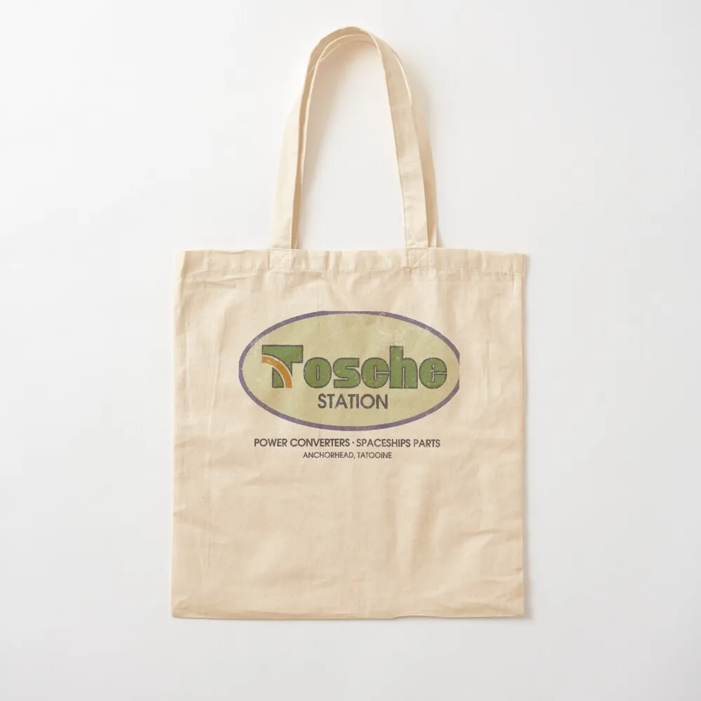 Tosche Station Logo Tote Bag tote bag woman bag luxury women reusable grocery bags handbag