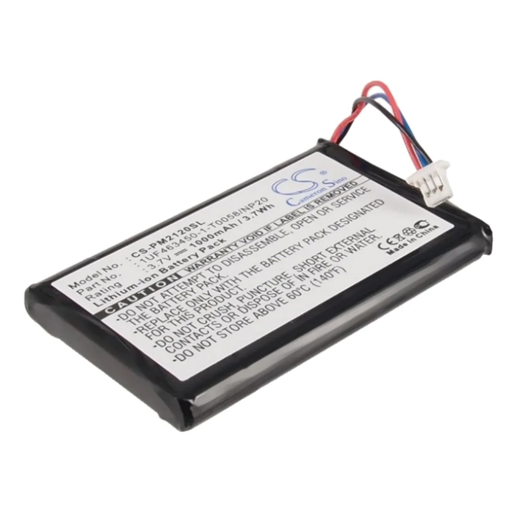 

Li-ion Camera Battery for Cisco, 3.7V 1000mAh, Compatible Models: M2120,M2120M,F360,F360B,Mino HD+