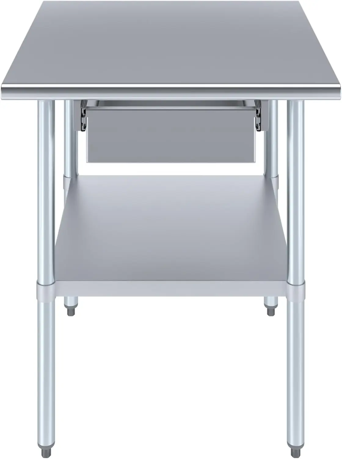 Stainless Steel Table with Drawer | Commercial & Residential Kitchen Laundry Garage Utility Bench | NSF Metal Prep Table