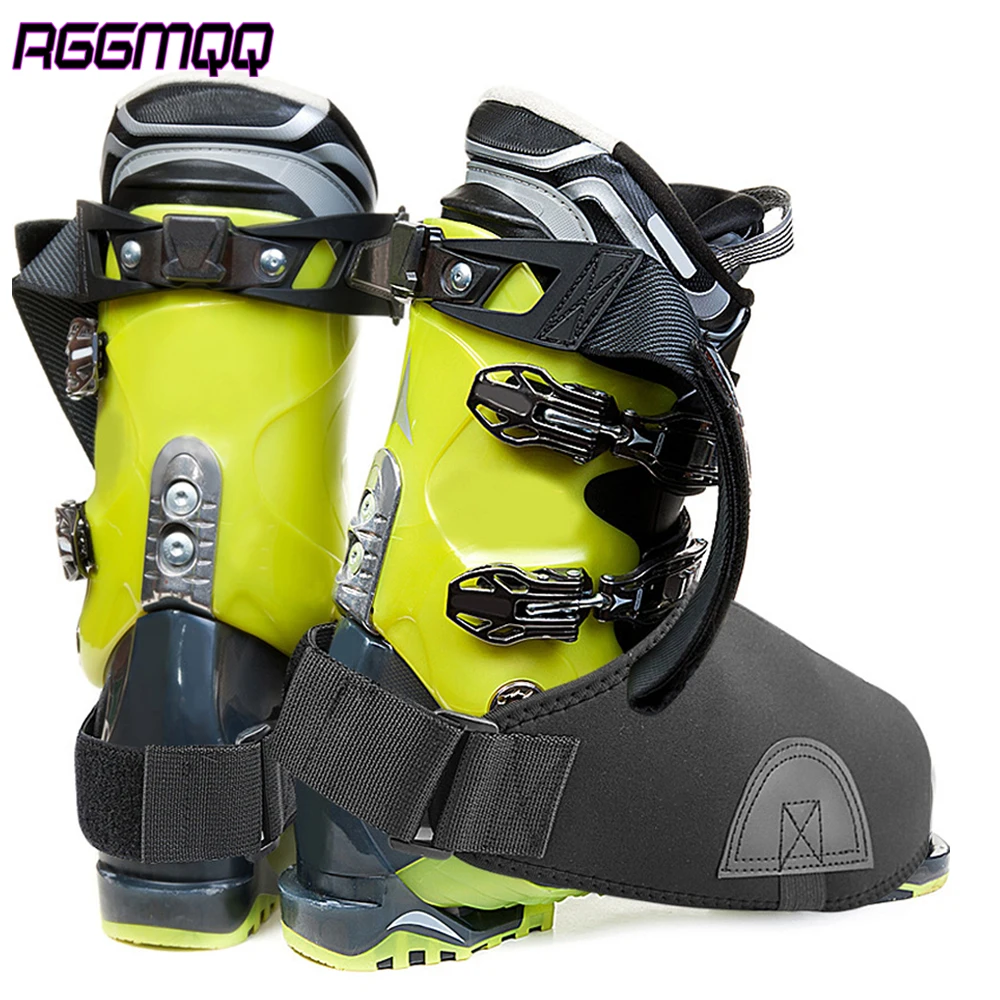 أغطية أحذية التزلج المعزولة الحرارية زوج واحد - تدفئة الأحذية المصنوعة من النيوبرين المقاومة للماء والطقس البارد، ملحقات رياضية شتوية للرجال والنساء #1