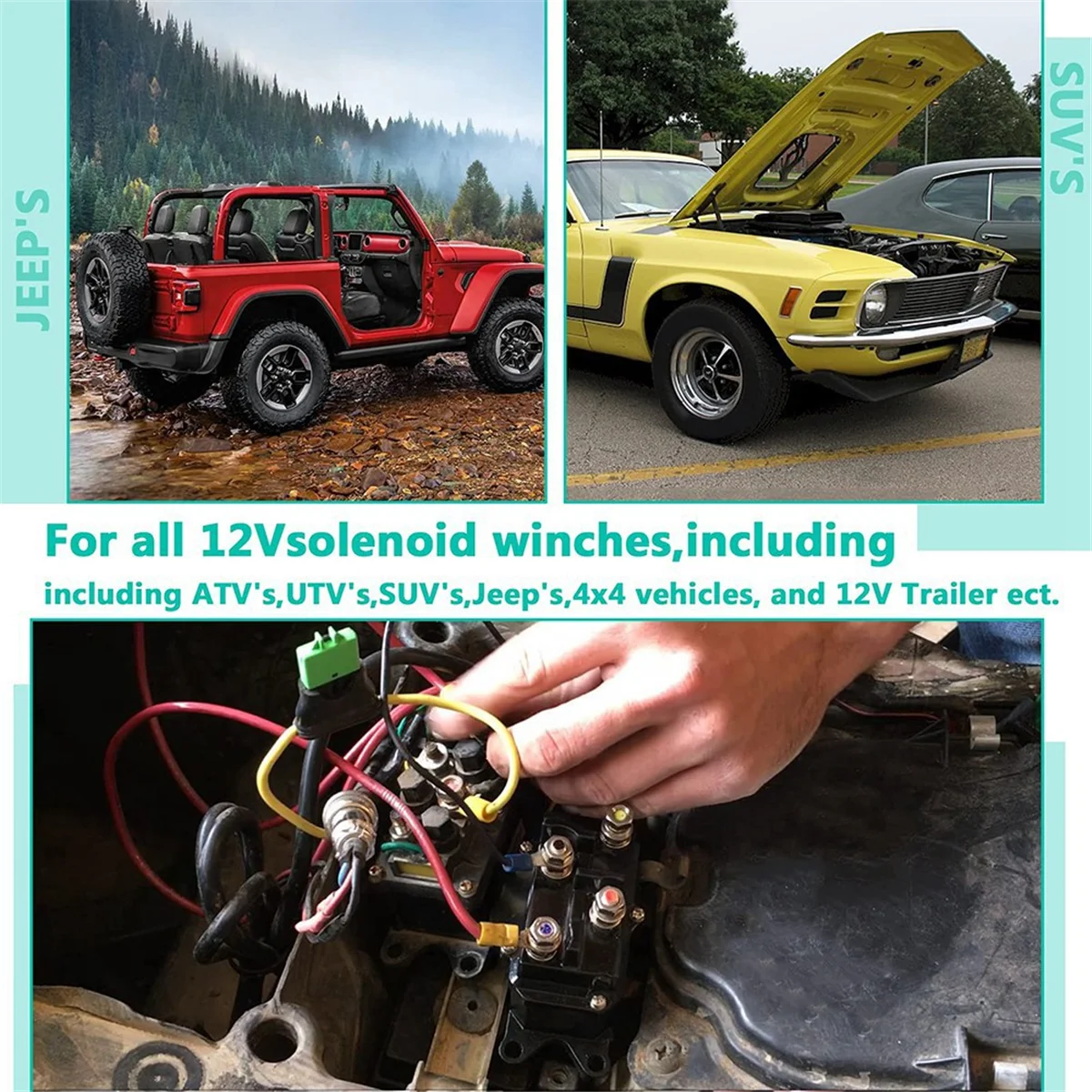 

NEW_Car Off-Road Vehicle Electric Winch Switch Relay