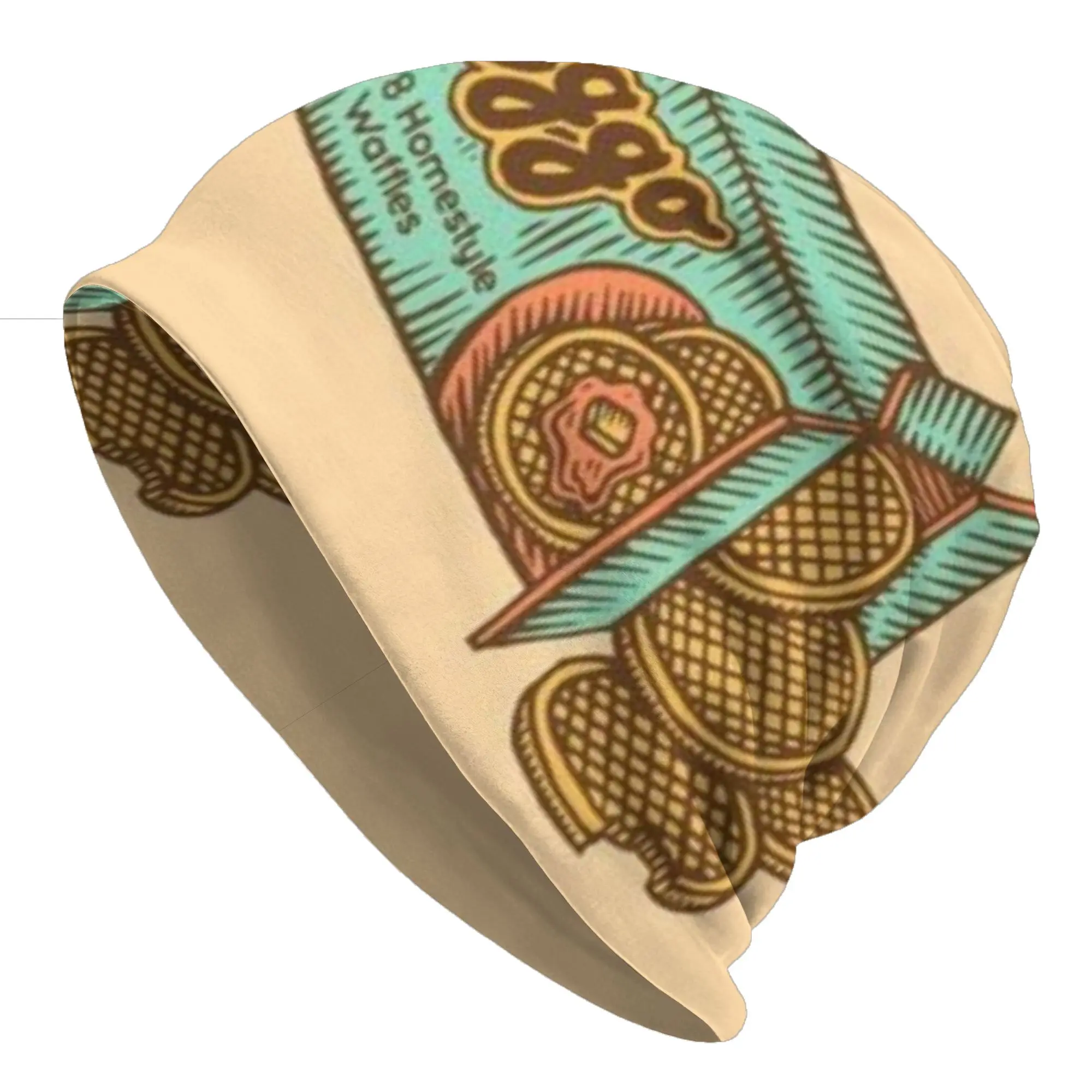 Waffle (12) Autumn Spring Caps For Men Women Eggo Beanies Ski Caps Soft Bonnet Hats Skullies & Beanies Hat