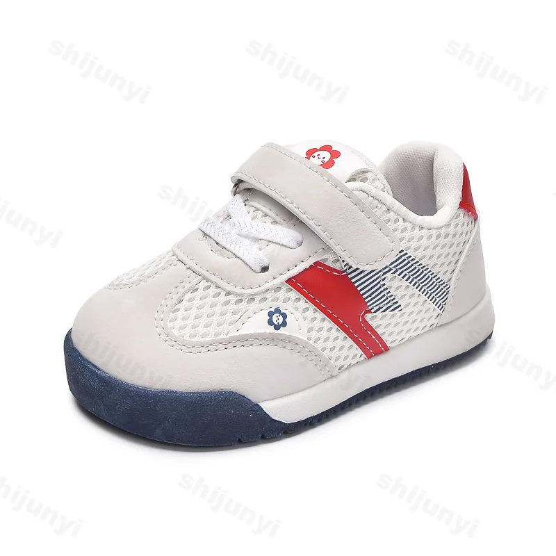 أحذية ربيع 2025 للأطفال غير قابلة للانزلاق، أحذية كاجوال شبكية قابلة للتنفس ونعل ناعم، أحذية رياضية خفيفة الوزن ومريحة ومحظلة الألوان #6