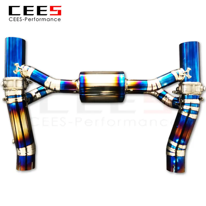 CEES Catback Exhaust for Ferrari F8 Spider 3.9 2019- Automotive Performance Accessories Titanium Alloy Pipe Exhaust Downpipe