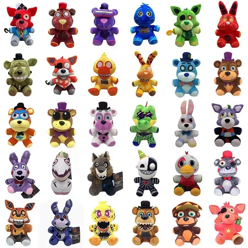 

18/30CM FNAF Freddy's Plush Toy Stuffed & Plush Animals Bear Rabbit Game Fnaf Five Night At Freddy Birthday Toys For Kids