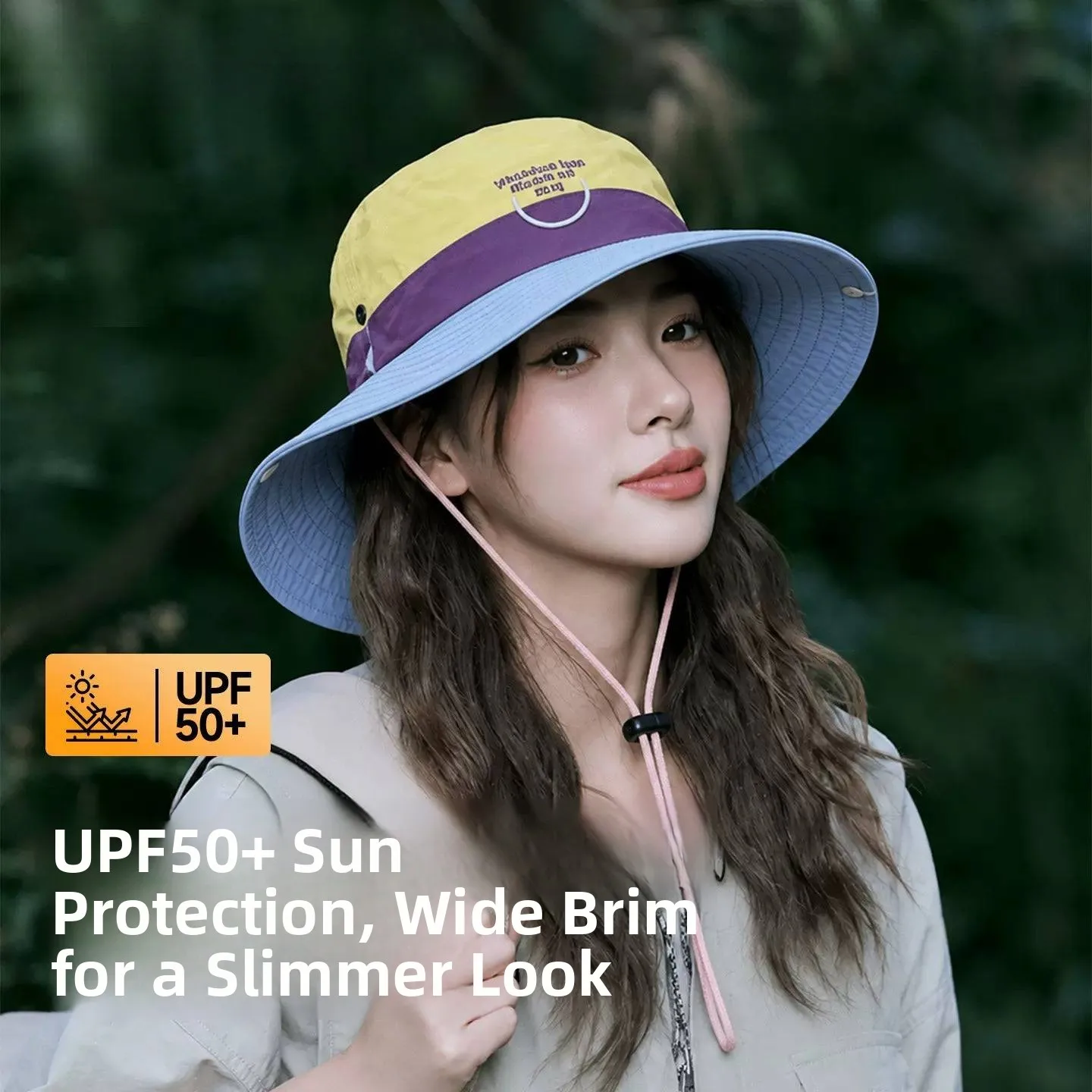 Women's Outdoor Climbing Hat Quick Dry Waterproof Sun Protection  Color Hat Face Slimming Hiking Fishing Cap Spring Summer