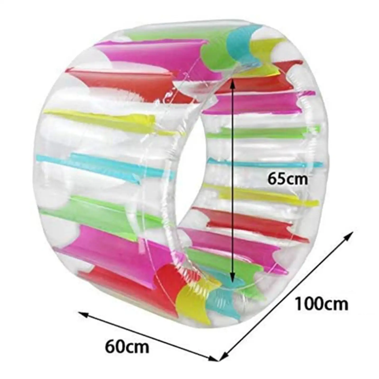 Inflatable Water Wheel Roller Float Strong PVC Pool Toy for Summer Party Lawn Swimming Water Play - view 2