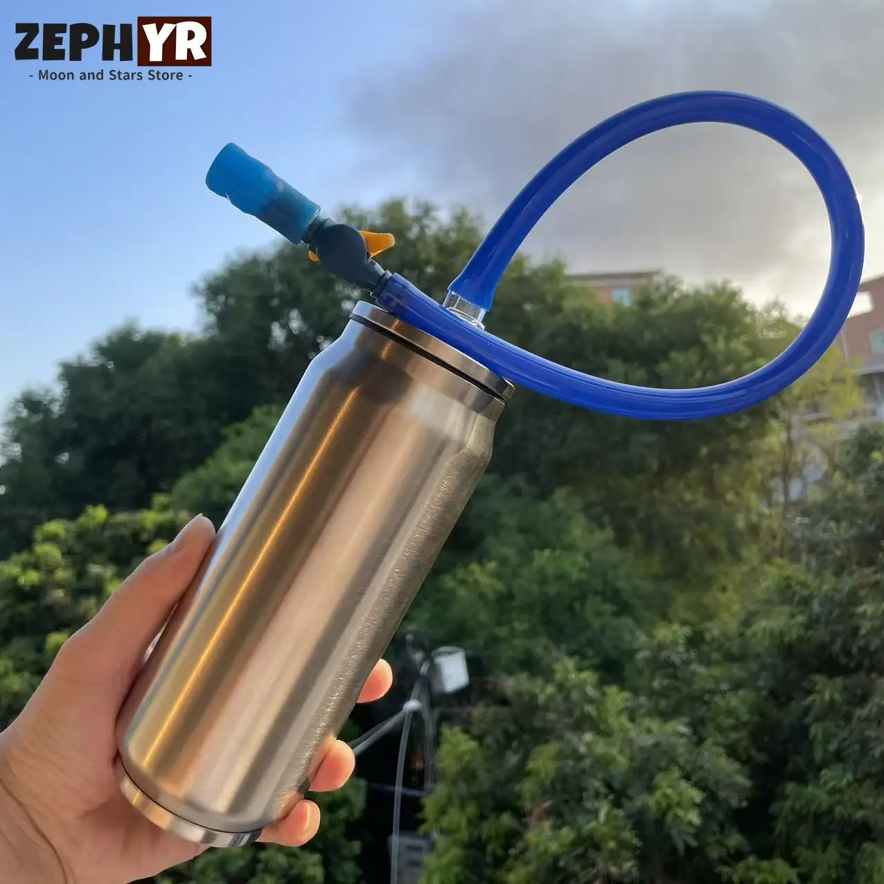 50cm Drinking Water Hose Racing Camper Insulated Tumbler Drink Straws Reusable TPU Drinking Tube 40cm Bottle Thermos with Hose