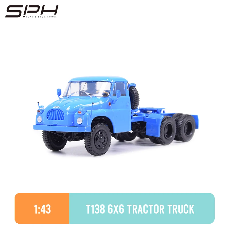 1:43 Scale Metal Car Model T138 6x6 Collectable Model Blue Original CZ Tatra 138 NT Die Casting Truck Toy Model 103290