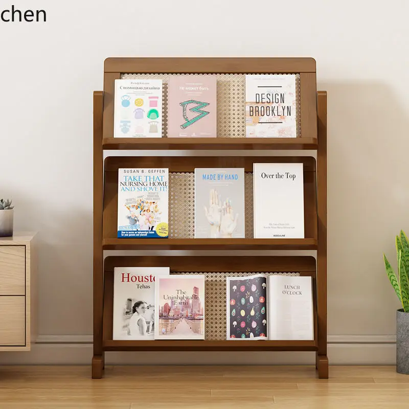 CZ Floor-standing Storage Rack Multi-layer Magazine and Picture Book Organizer, Newspaper Rack, Office Document Storage Rack