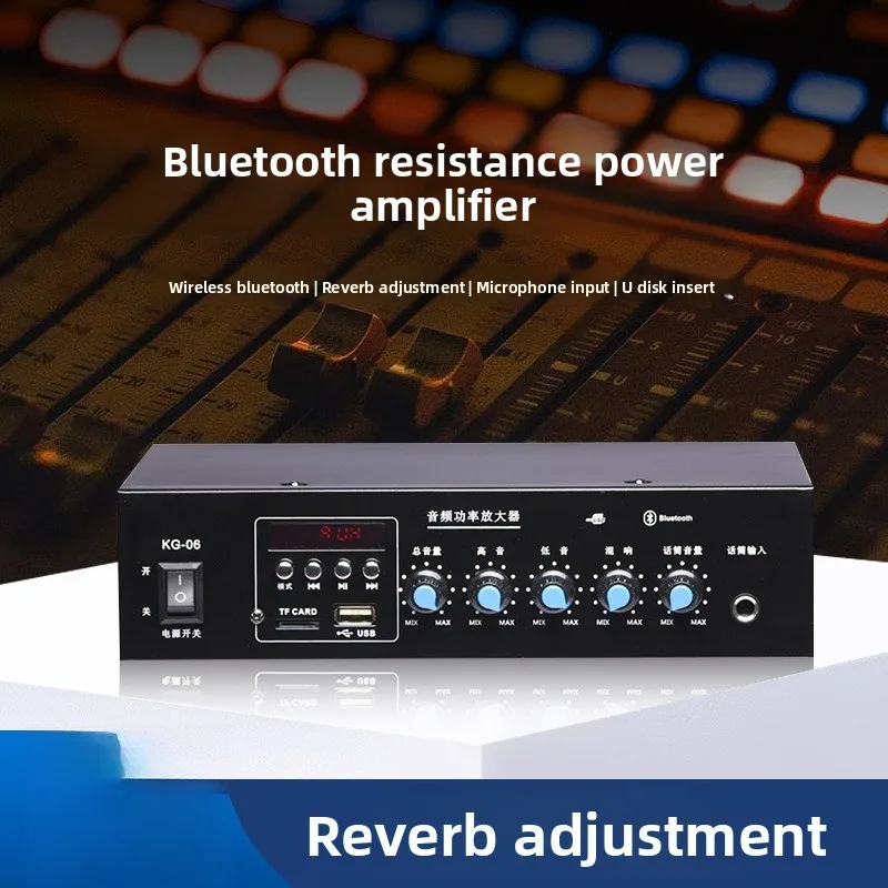 

Fixed Resistance Bluetooth Power Amplifier Professional High-power Bass Power Amplifier