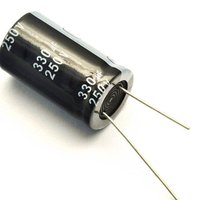 2pcs 330uF 250V 330MFD 250Volt Aluminum Electrolytic Capacitor 18*35mm Radial 330mf250v 330uf250v 250v330mf 250v330uf