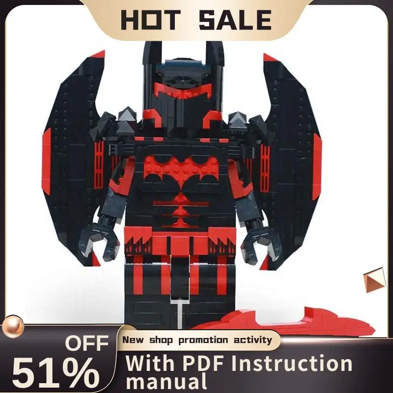 

New 1067Pcs Hot Famous Hero Movie Moc Hellbat Megafigure Model Building Blocks Diy Creative Ideas Bricks Toys Birthday Gift