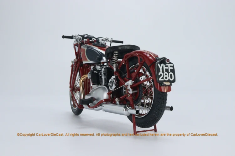 Minichamps 1:12 Speed Twin 1939 Limited Edition Motorcycle Rubber Tire Alloy Static Model Toy Gift