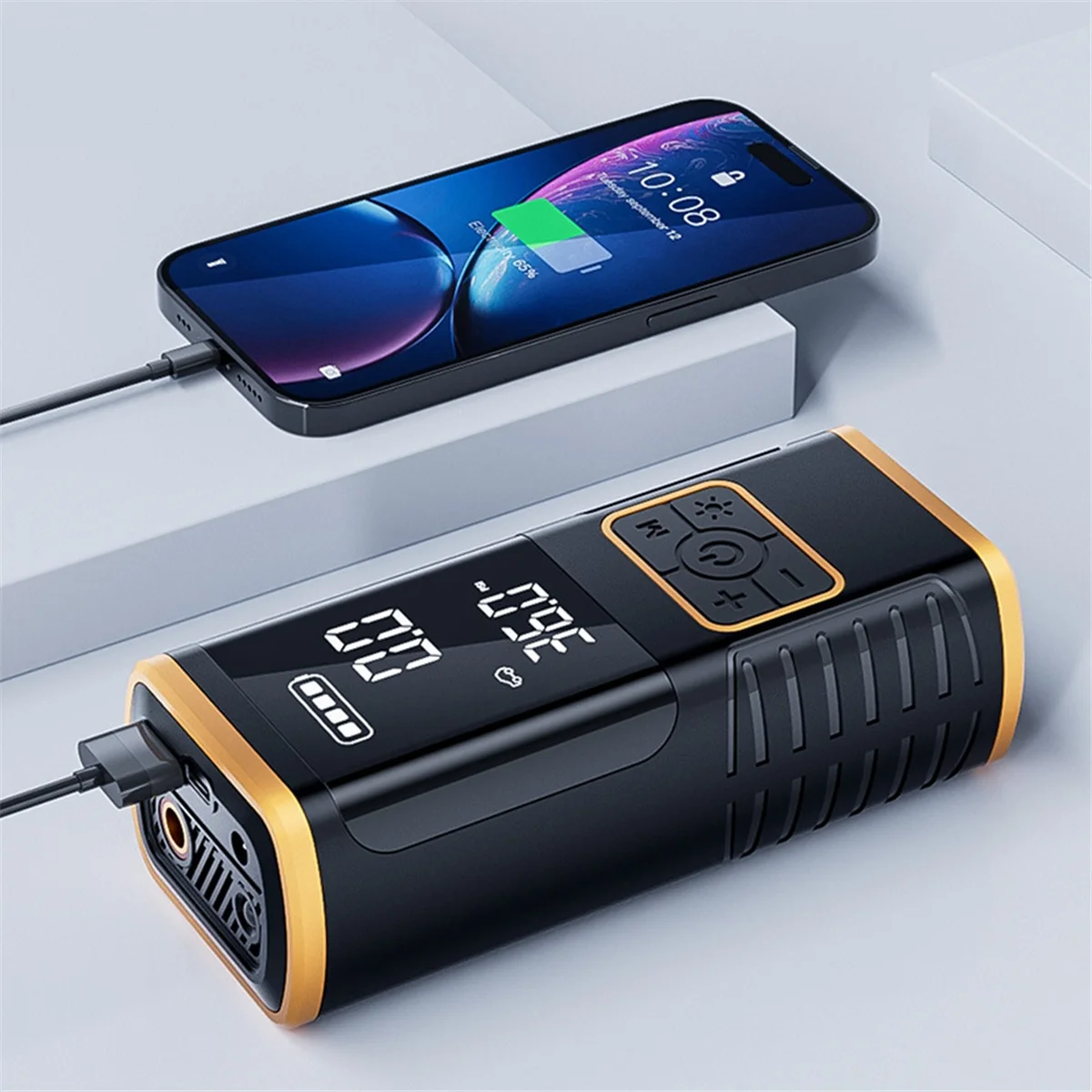 

NEW_Автомобильный воздушный насос для автомобиля, мотоцикла, велосипедного мяча, электрический насос для накачивания шин