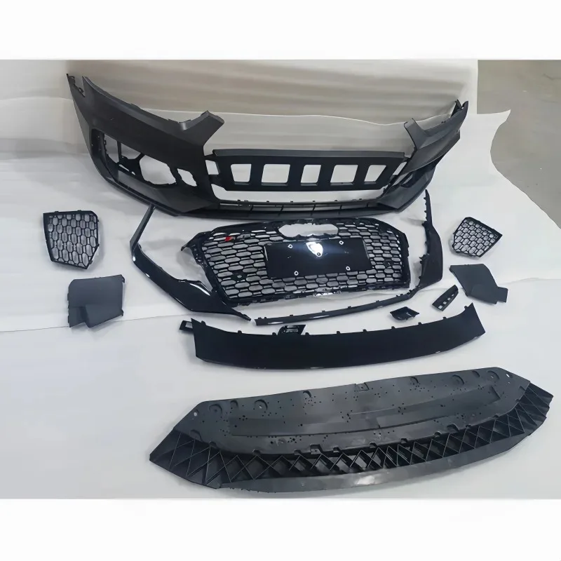 

For 2017-2019 A5 B9 RS5 Big Surround A5 Modified RS5 Surround Bumper Center Net Grille