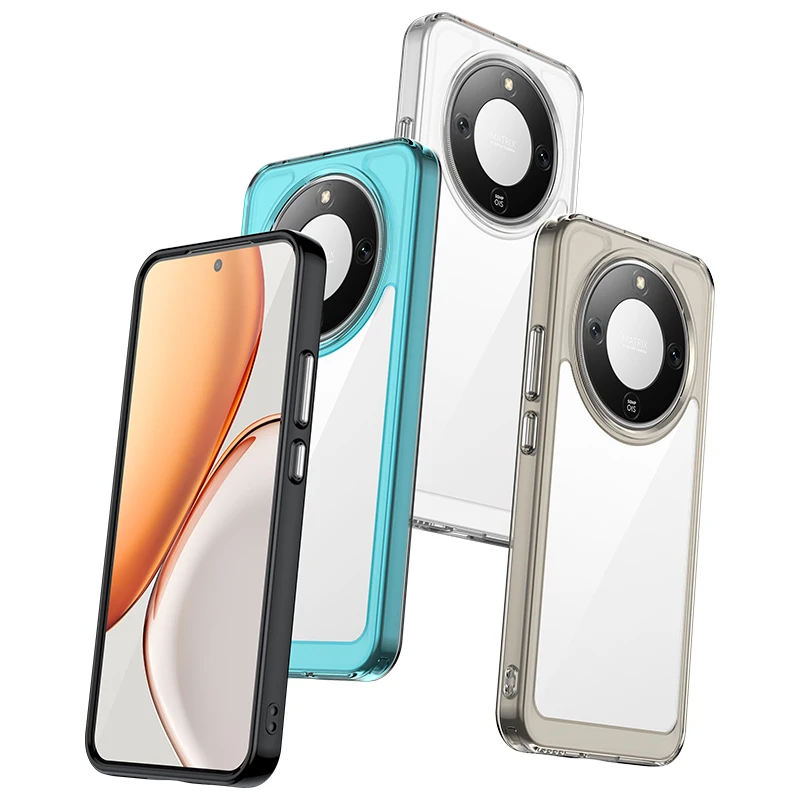 Funda para Honor Magic 8 Lite, Carcasa Transparente Antigolpes para Huawei Honor Magic 8 Lite, Fundas Transparentes de Color Claro para Honor Magic 8 Lite