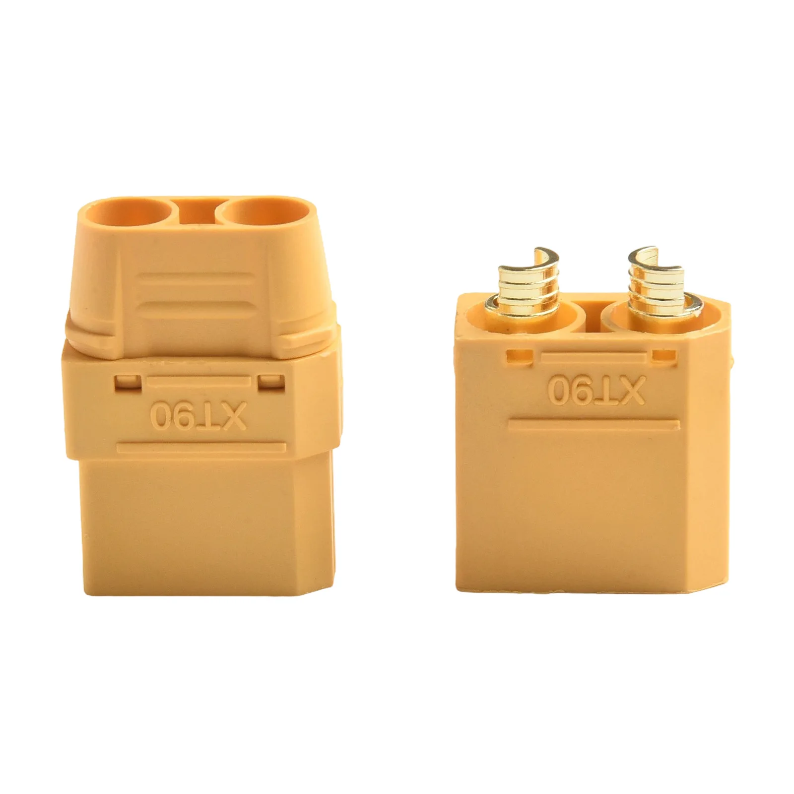 20PCS For XT90 Male Female Connectors 90A Gold Plated High Current Power For RC Model Airplane Lithium Battery Accessories