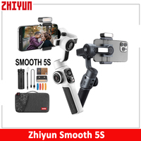 Zhiyun Smooth 5S 3-Axis Handheld Gimbal Smartphone Stabilizer for iPhone Samsung OPPO xiaomi realme Huawei for YouTube Vlog