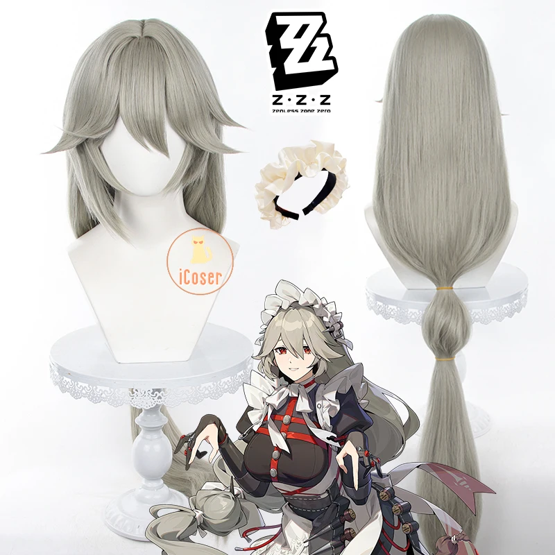 Zenless Zone Zero Alexandrina Sebastiane Rina Cosplay Wig Maid Headband Victoria Housekeeping New Eridu Halloween Party Women