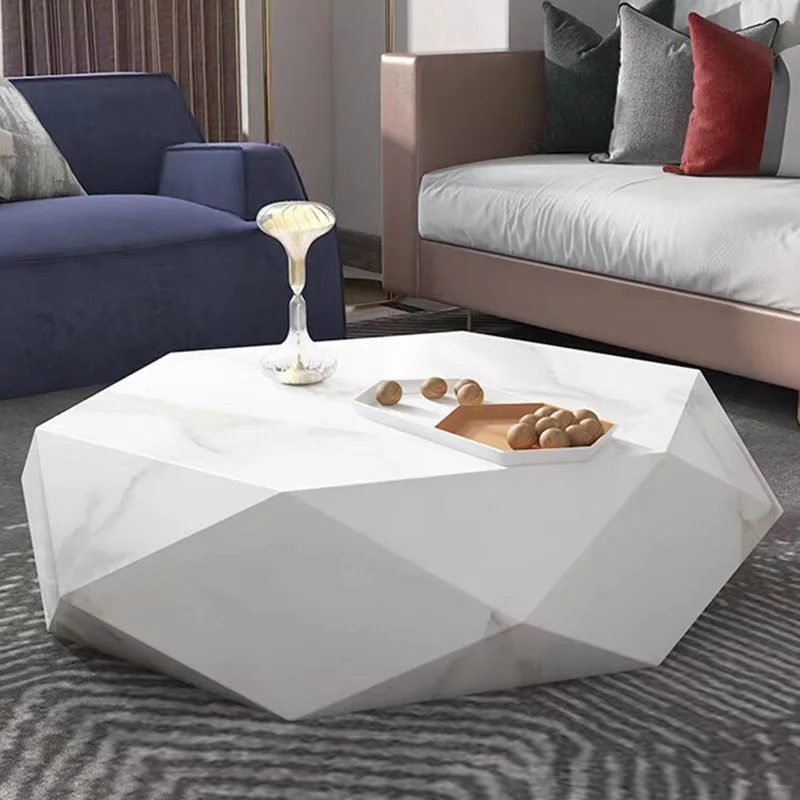 Modern Nordic Marble Table Bedroom Luxury Aesthetic White Coffee Table Simple Vintage Articulos Para El Hogar Room Furniture