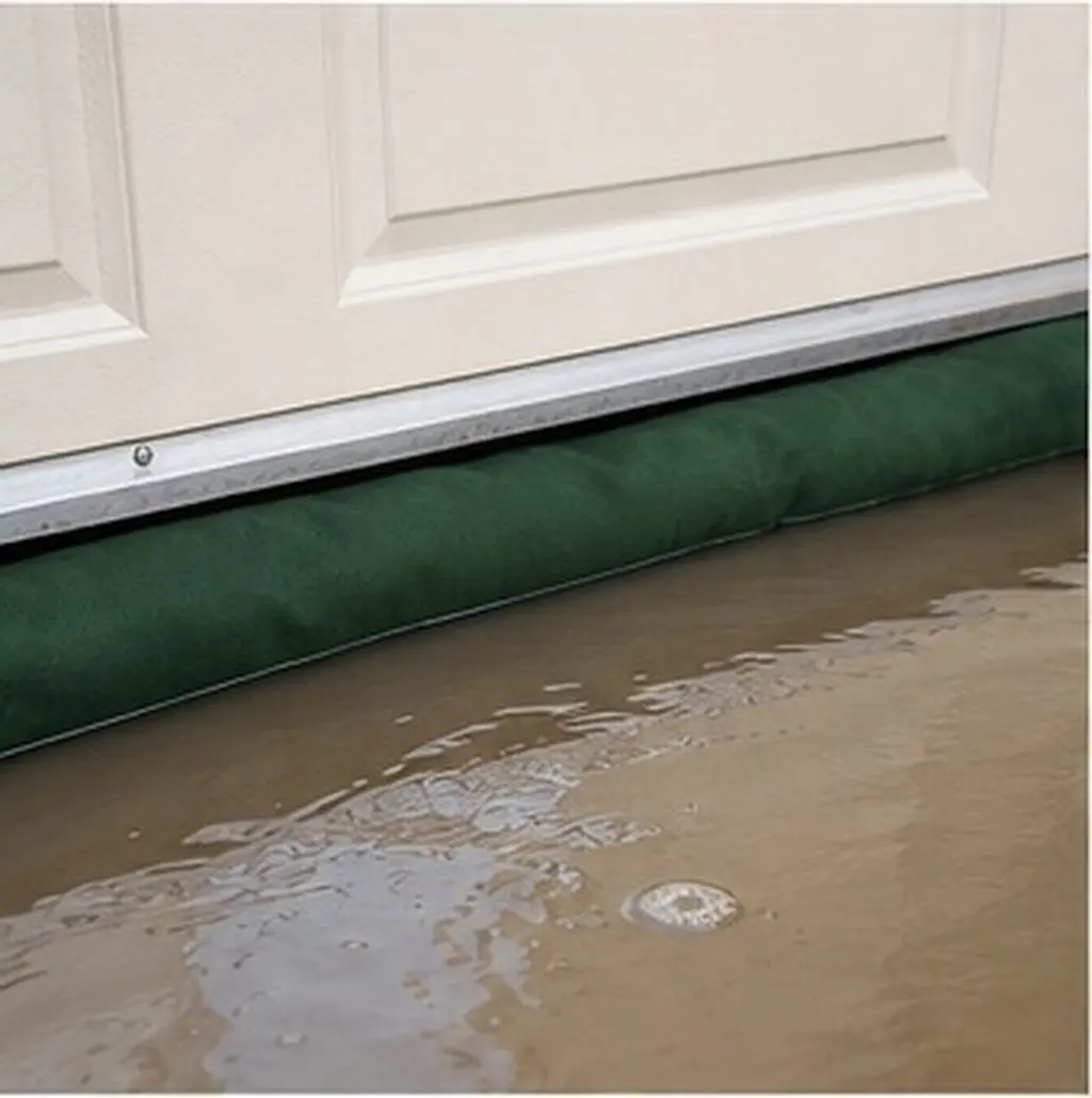 3Pcs Heavy Duty Canvas Sandbag Tubes Long Flood Barrier Bags with Elastic Band Flood Prevention for Basement Garage Door