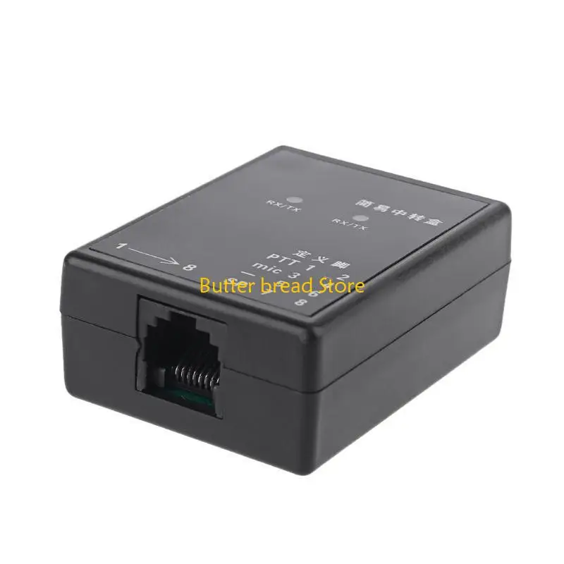 W89C para Tyt Wouxun Box Walkie Talkie Receiver Repeater Box preto
