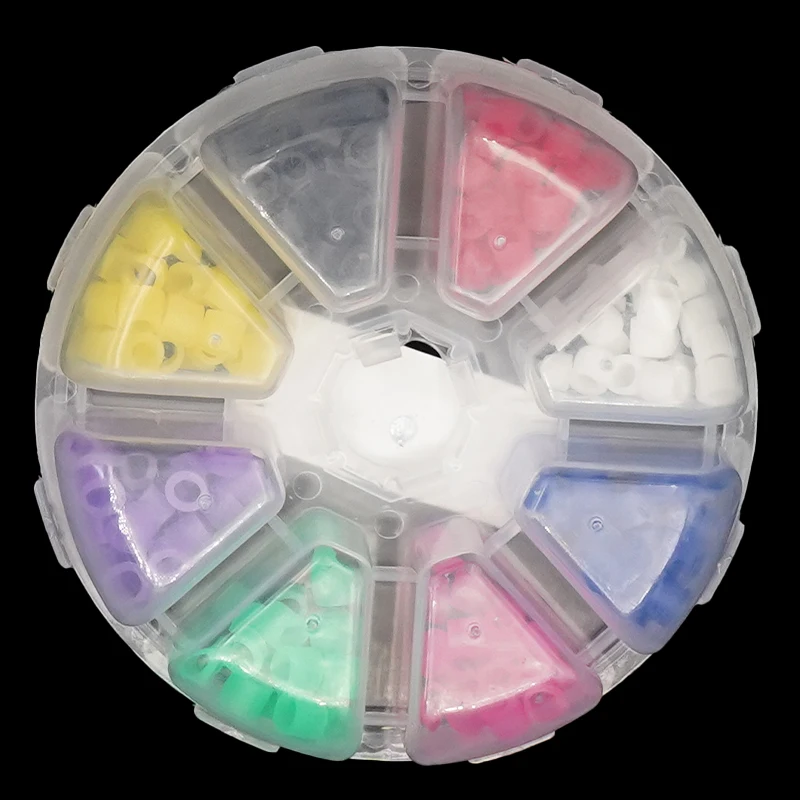 

1pc Dental Identification Rings Marking Rings Color-Coded Silicone Rings Autoclavable Dental Instruments