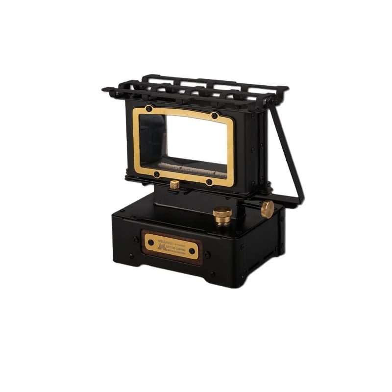 

Outdoor viewing stove Glazed lamp Mini Tea Small heating Camping