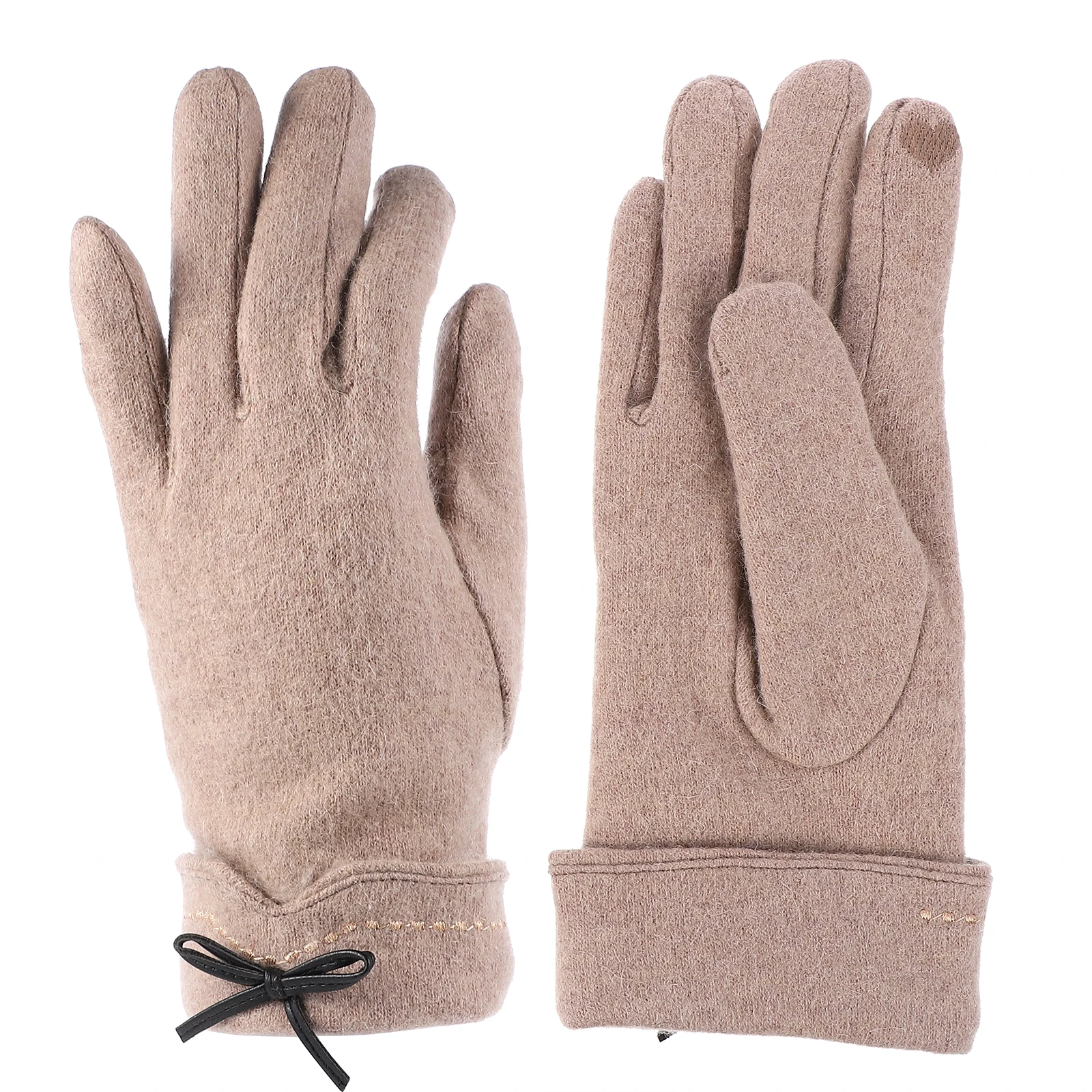 

Thermal Cycling Gloves Autumn Winter Khaki Full finger Anti skid Mitts Touchscreen Double Lining Symmetrical Fingertips