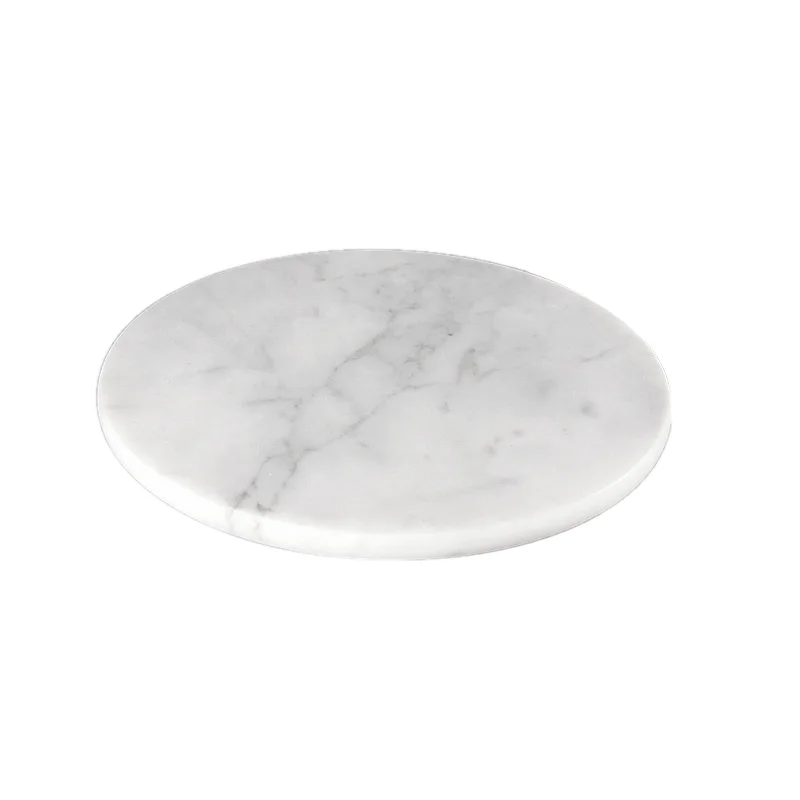 Marble Disc Hotel Household Cosmetics Storage Tray Cake Tray Fruit Tray Storage Tray