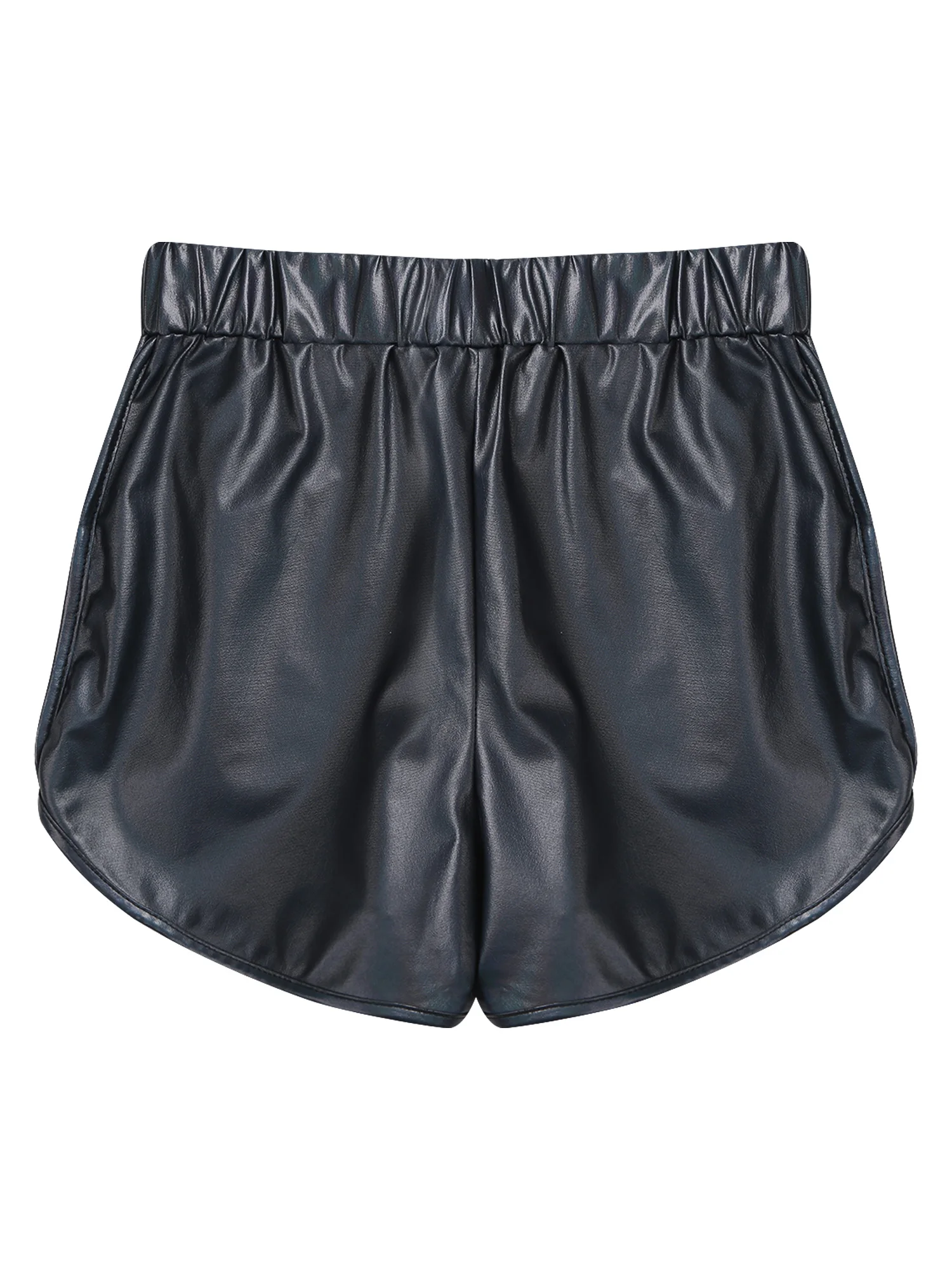 남성 사이드 포켓 ​​슬림 피트 수영 반바지 메탈릭 샤이니 수영 트렁크 부티 반바지 핫 팬츠 보디 빌딩 나이트 클럽 요가 피트니스